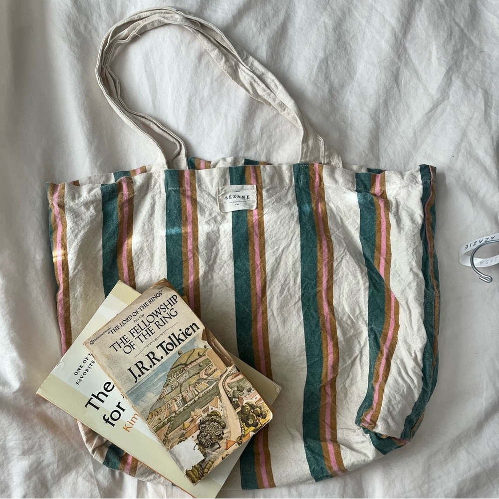 Sezane organic cotton tote